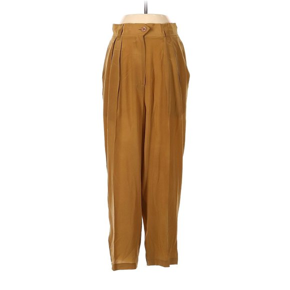 Lew Magram Vintage pleated Silk Pants 4 - Picture 3 of 3